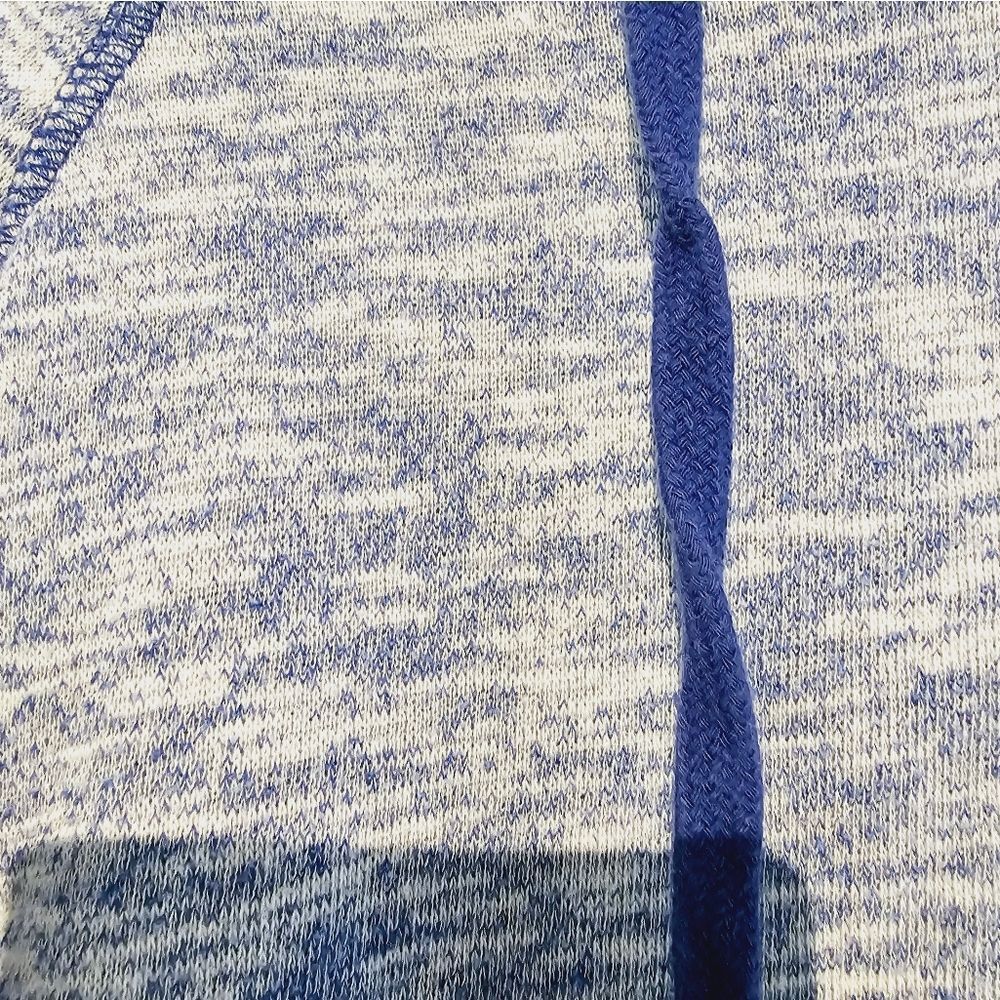 Frosted blue zip-up sweatshirt - Picture 3 of 4